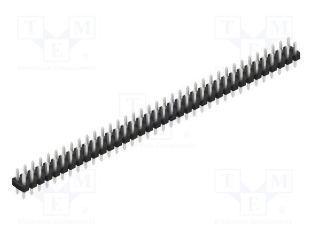 Connector: pin strips; pin header; male; PIN: 72; 2.54mm; THT; 2x36