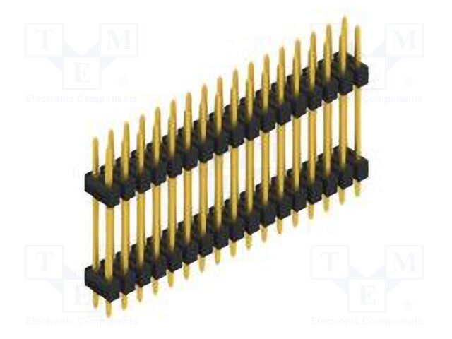 Connector: pin strips; pin header; male; PIN: 34; 2.54mm; THT; 2x17