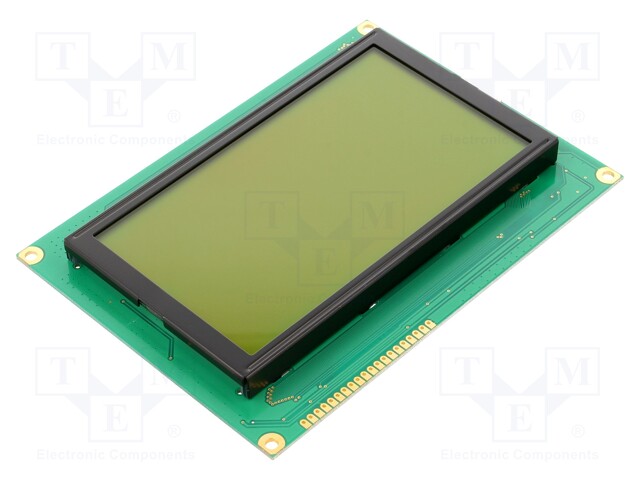 Display: LCD; graphical; 240x128; STN Positive; yellow-green; LED
