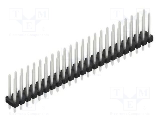 Connector: pin strips; pin header; male; PIN: 46; 2.54mm; THT; 2x23