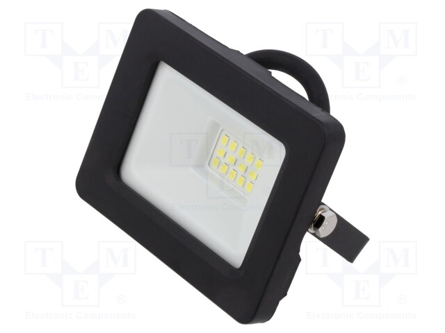 Lamp: LED flood light; 230VAC; 10W; 4000K; CRImin: 80; 800lm