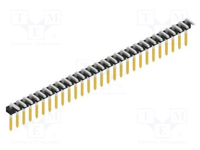 Connector: pin strips; pin header; male; PIN: 28; 2.54mm; THT; 1x28