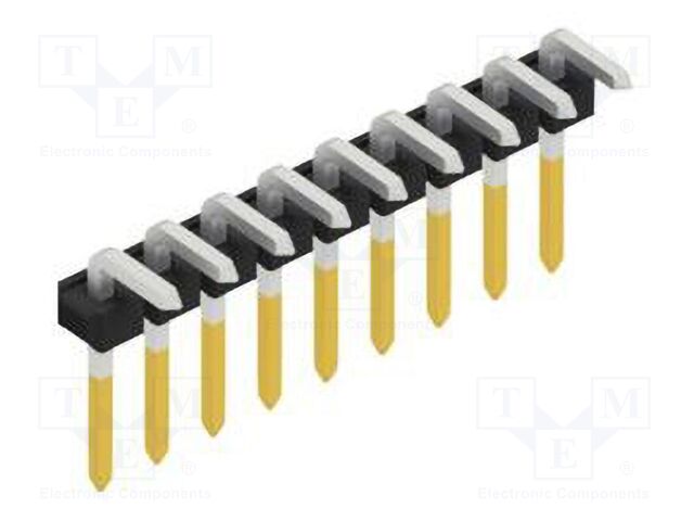 Connector: pin strips; pin header; male; PIN: 9; 2.54mm; THT; 1x9