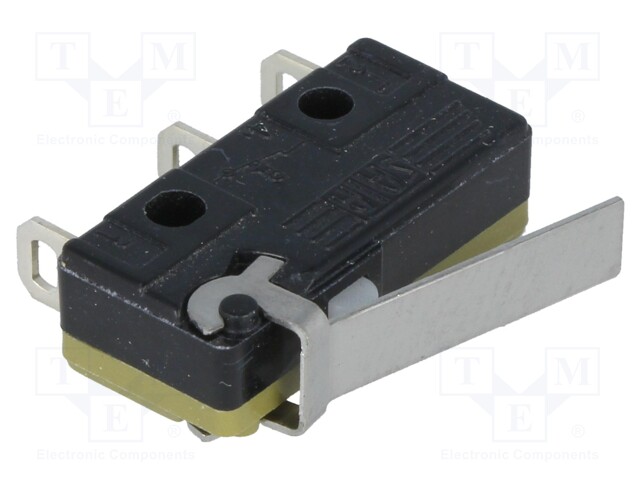 Microswitch SNAP ACTION; with lever; SPDT; 5A/250VAC; ON-(ON)