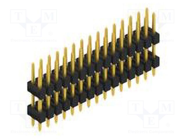 Connector: pin strips; pin header; male; PIN: 30; 2.54mm; THT; 2x15