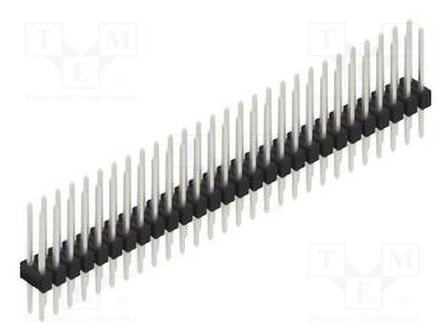 Connector: pin strips; pin header; male; PIN: 56; 2.54mm; THT; 2x28