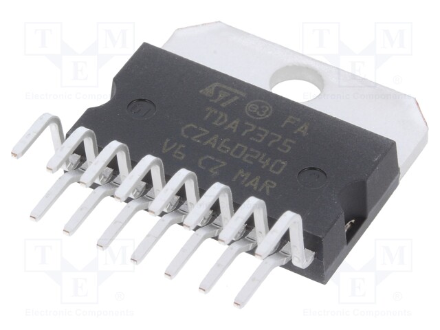 Audio amplifier; Pout: 40W; Features: stereo; 8÷18VDC; 2; 4Ω