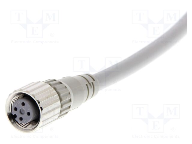 Connection lead; M12; PIN: 4; straight; female