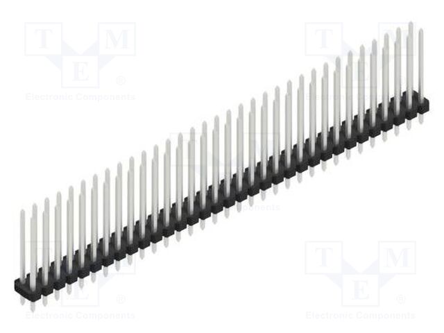 Connector: pin strips; pin header; male; PIN: 66; 2.54mm; THT; 2x33