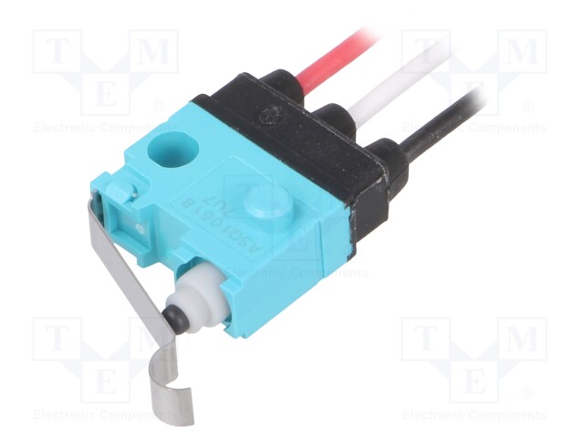 Microswitch SNAP ACTION; with lever; SPDT; 0.1A/30VDC; ON-(ON)