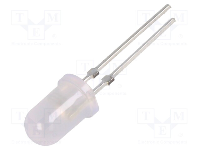 LED; 5mm; orange; 6600÷8000mcd; 30°; Front: convex; 2.1÷2.6V; 78mW