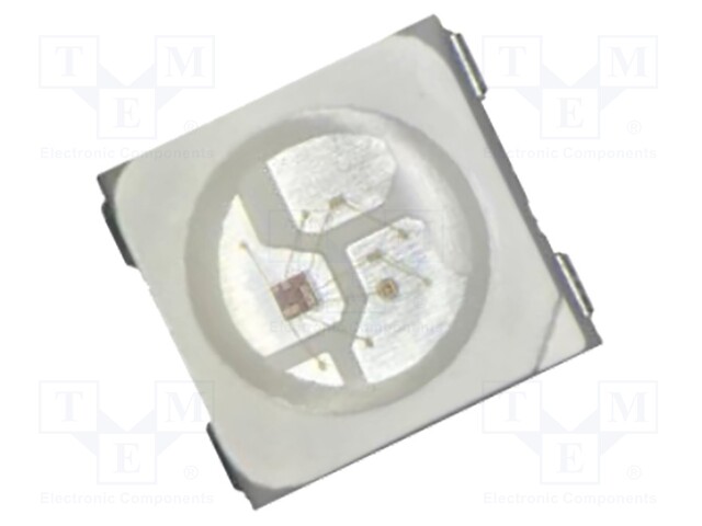Programmable LED; SMD; 5050,PLCC4; RGB; 5x5x1.47mm; 120°; 3.8÷5.5V