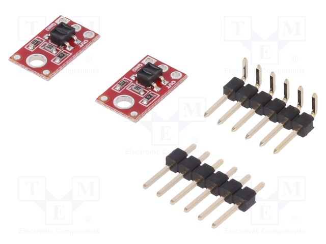 Sensor: distance; reflective; 5VDC; analog; Channels: 1; 7.6x12.7mm