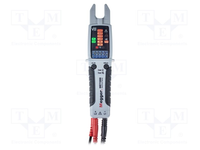 Tester: electrical; LCD 4 digits (9999),LED; VAC: 6÷999.9V; IP65