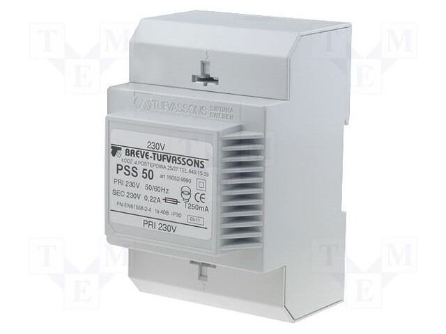 Transformer: safety; 50VA; 230VAC; 110V