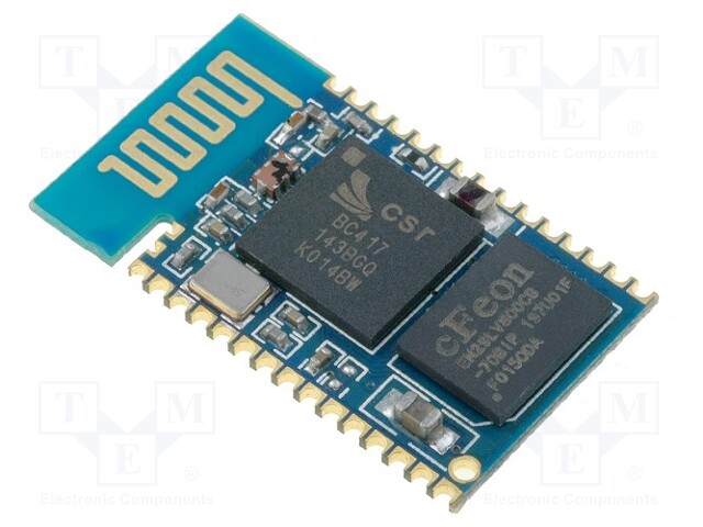 Module: Bluetooth; PCM,UART,USB; SMD; 25x14.5x2.2mm; 2.0 EDR