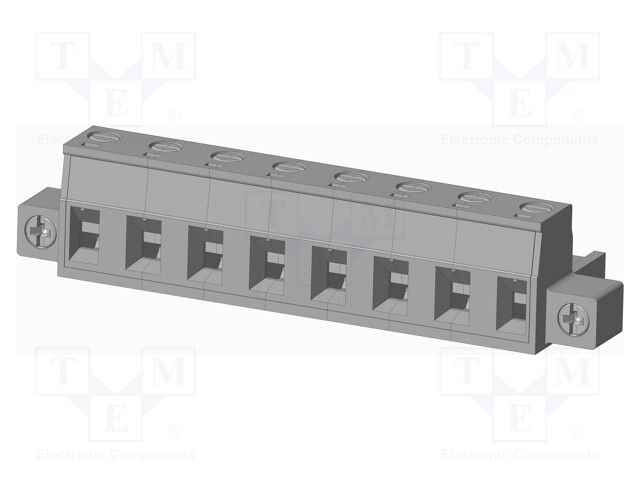 Connector: pluggable terminal block; plug; female; straight; grey