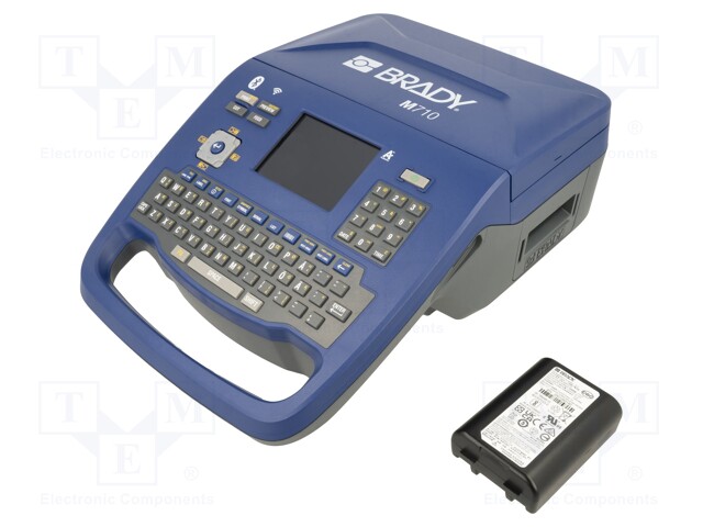 Label printer; Keypad: QWERTY; M710