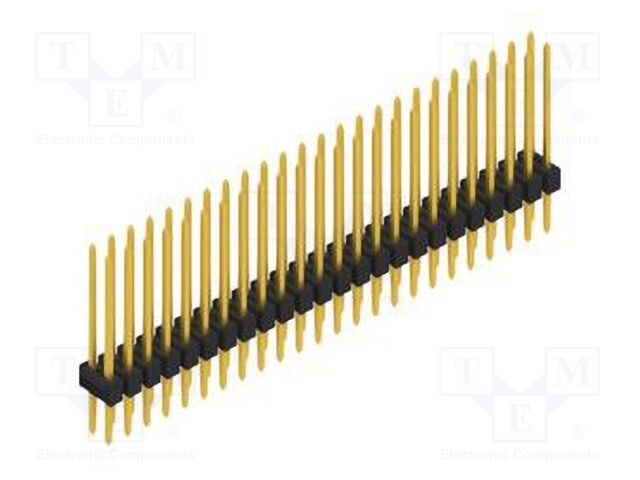 Connector: pin strips; pin header; male; PIN: 48; 2.54mm; THT; 2x24
