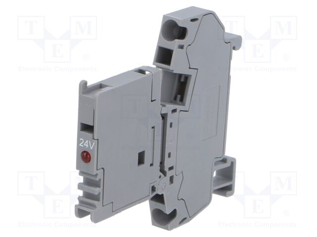 Rail mounted connector WSF4-TA-01P-11-08