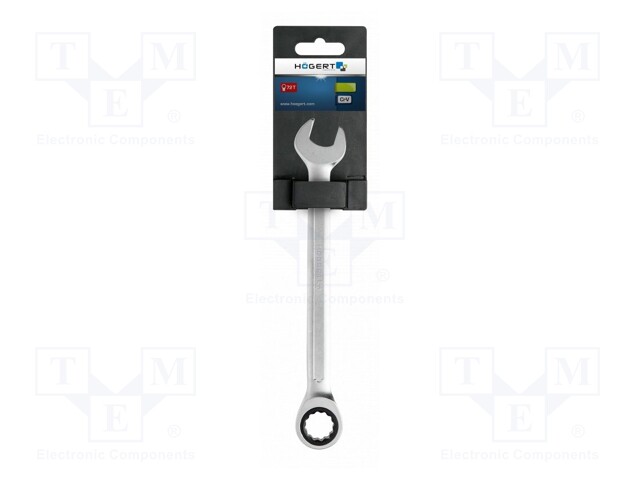 Wrench; combination spanner,with ratchet; 10mm