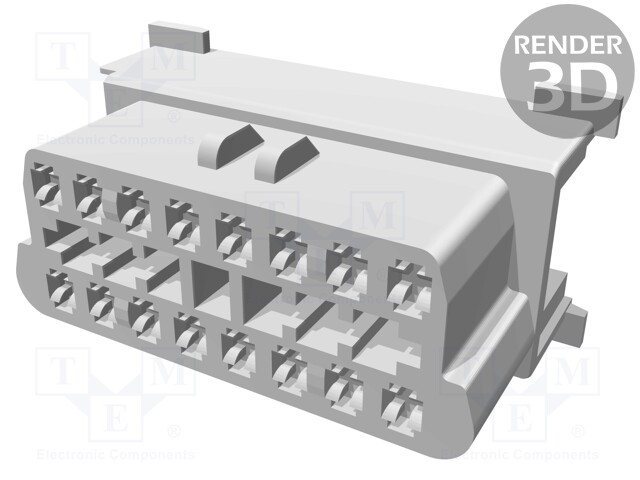 Connector: automotive; Micro-Timer III; plug; female