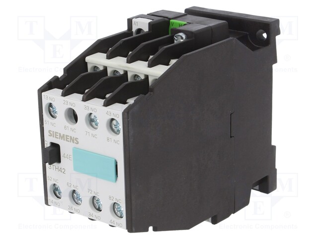 Contactor: 8-pole; NC x4 + NO x4; 110VAC; 10A; DIN,on panel; 3TH40