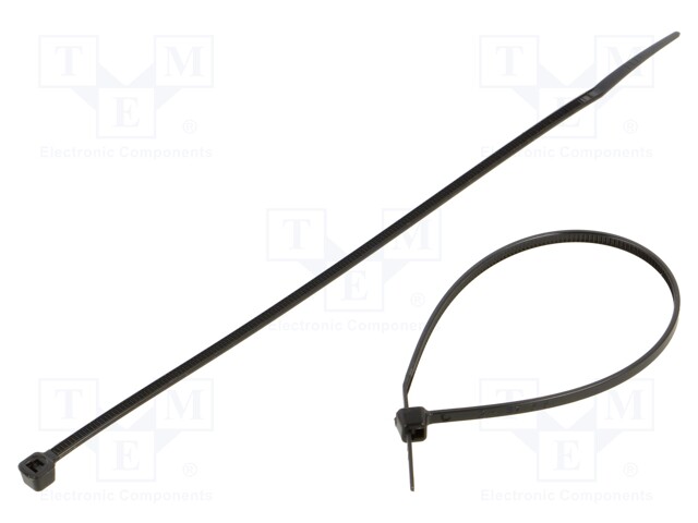 Cable tie; L: 430mm; W: 4.8mm; polyamide; 220N; black; 100pcs.