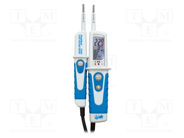 Tester: electrical; Sampling: 2-3x/s; IP64