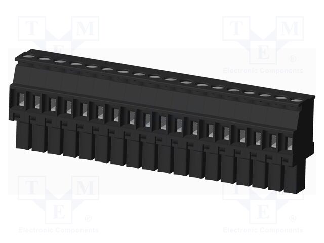 Connector: pluggable terminal block; plug; female; angled 90°