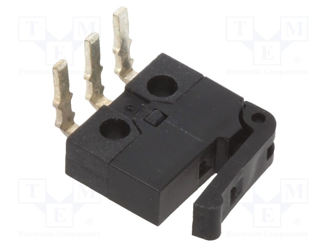 Toggle; SPDT; 0.5A/30VAC; Rcont max: 100mΩ; ON-(OFF); Pos: 2; 500mN