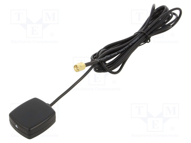 Antenna; GNSS,GPS; male,SMA; 3m; LL100