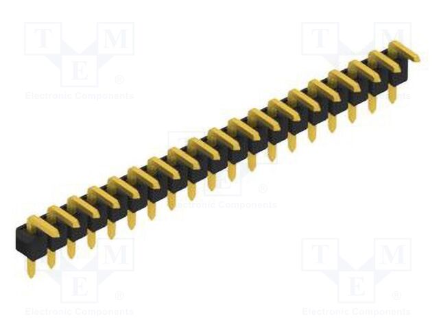 Connector: pin strips; pin header; male; PIN: 19; 2.54mm; THT; 1x19