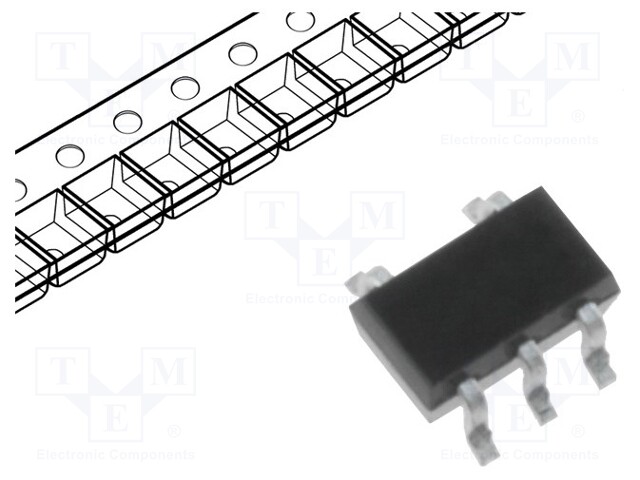 IC: voltage regulator; LDO,linear,fixed; 1.8V; 0.2A; SOT323-5L