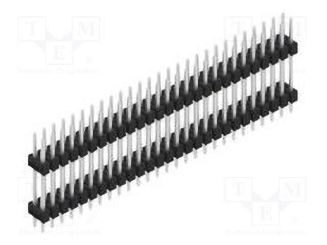 Connector: pin strips; pin header; male; PIN: 54; 2.54mm; THT; 2x27