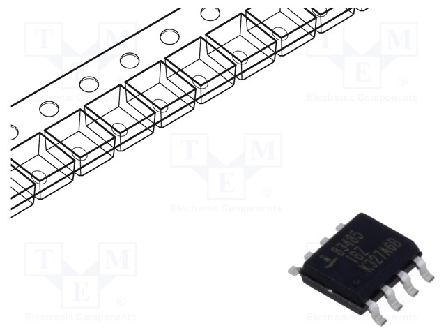 Transceiver RS422, RS485, 3V-3.6V supply, 1 Driver, SOIC-8