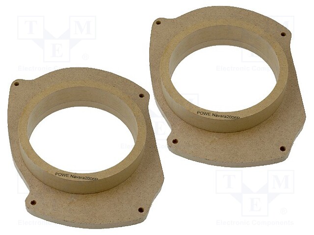 Spacer ring; MDF; 165mm; Nissan; impregnated,varnished