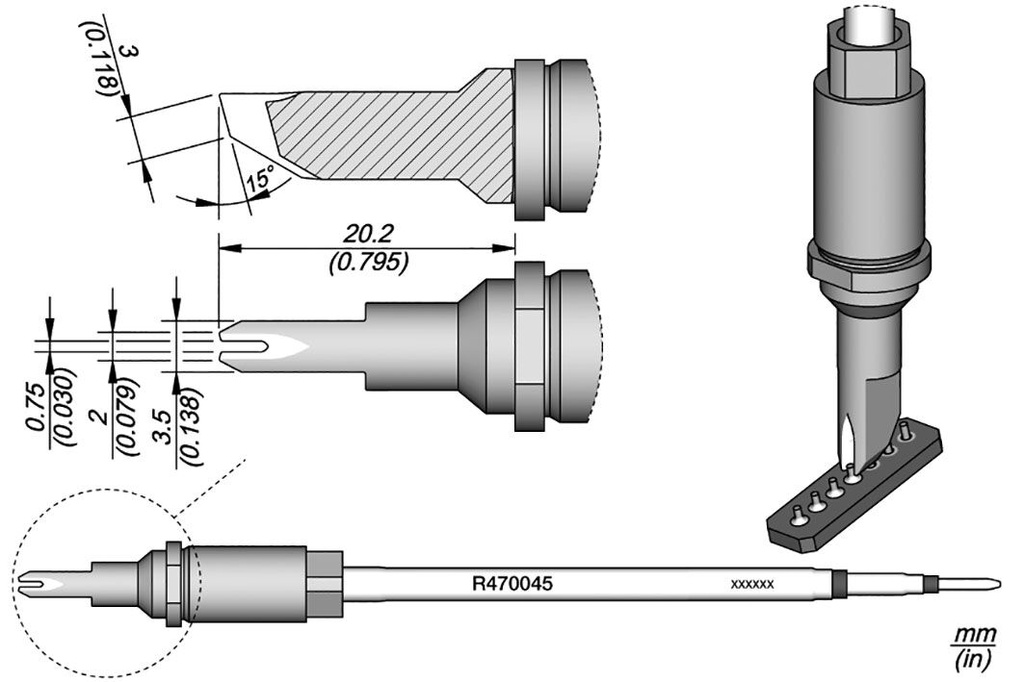 Tip; special; 0.75mm