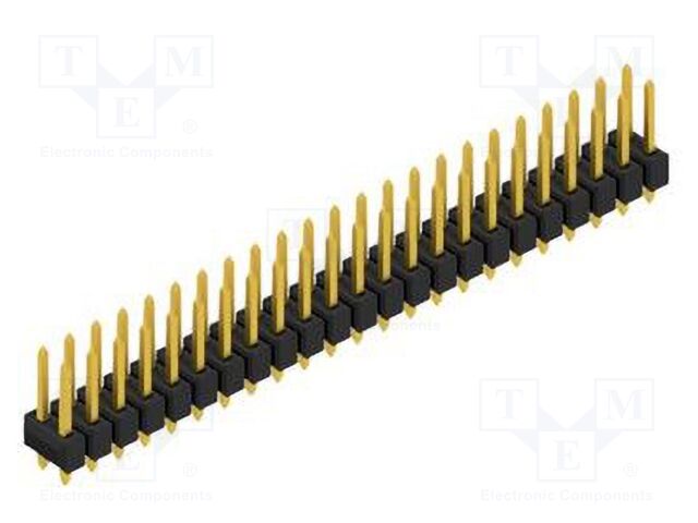 Connector: pin strips; pin header; male; PIN: 46; 2.54mm; THT; 2x23