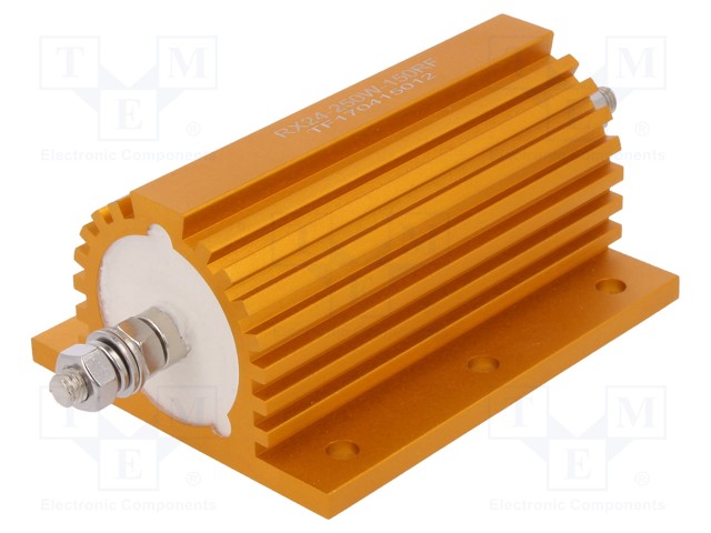 Resistor: wire-wound; with heatsink; screw; 150Ω; 250W; ±1%