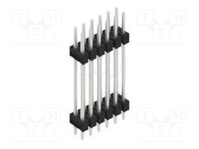 Connector: pin strips; pin header; male; PIN: 12; 2.54mm; THT; 2x6