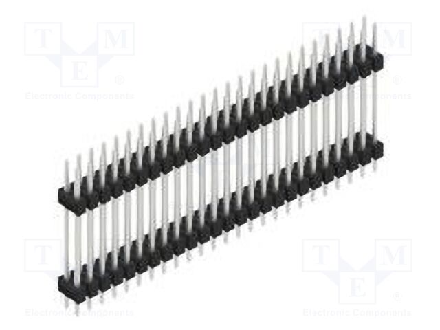 Connector: pin strips; pin header; male; PIN: 50; 2.54mm; THT; 2x25
