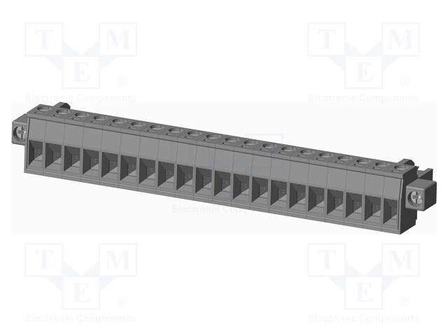 Connector: pluggable terminal block; plug; female; straight; grey