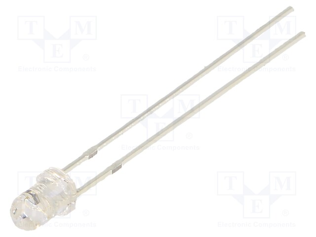 LED; 3mm; green; 5800÷7000mcd; 30°; 3÷5V; 20mA; Variant: blinking