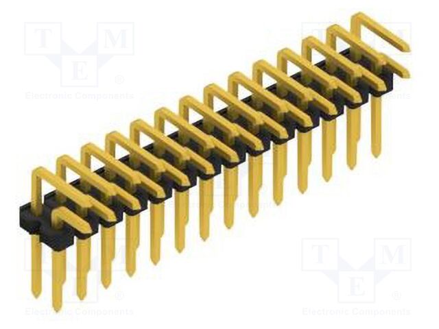 Connector: pin strips; pin header; male; PIN: 28; 2.54mm; THT; 2x14
