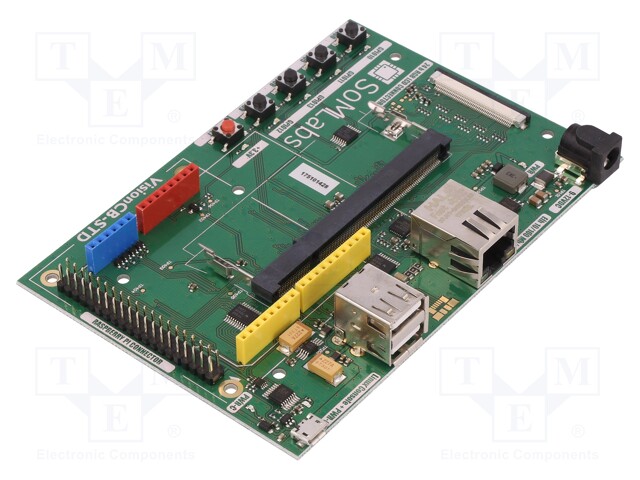 Dev.kit: ARM NXP; Ethernet,UART,USB; 9÷12VDC; 130x90x17mm