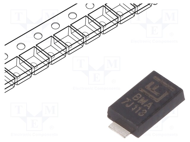Diode: transil; 600W; 17.6V; 24.6A; unidirectional; ±5%; DO221AC