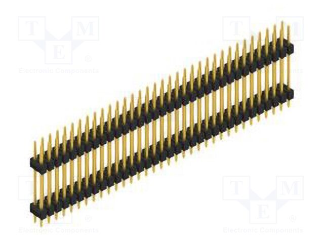 Connector: pin strips; pin header; male; PIN: 68; 2.54mm; THT; 2x34