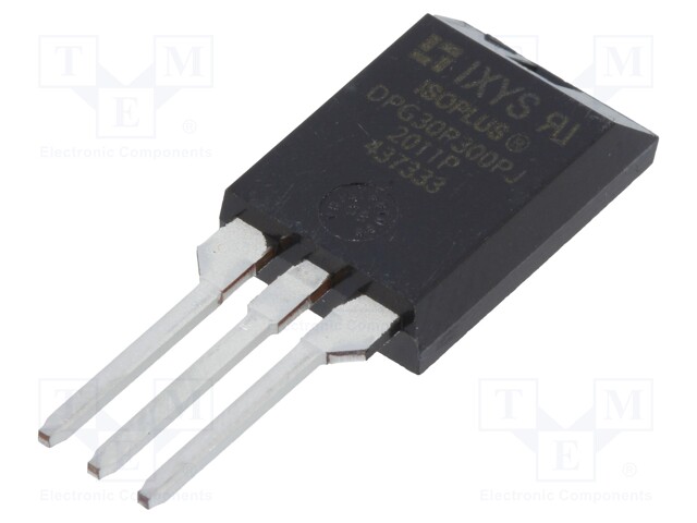 Diode: rectifying; THT; 300V; 30A; Package: tube; ISOPLUS220™; 35ns