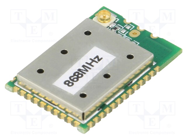 Module: RF; 865÷859MHz; -124dBm; 1.8÷3.6VDC; 14dBm; Mounting: SMD